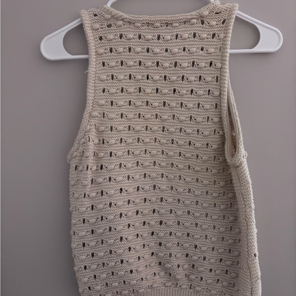 Frame | the bauble open knit cotton sweater - Picture 7 of 8
